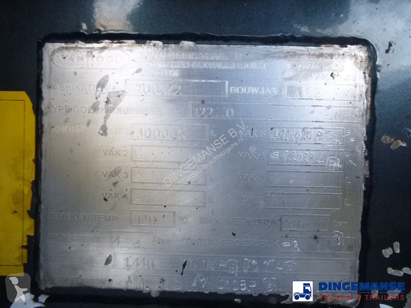 Semiremorca Van Hool Chemical tank inox L4BH 30...