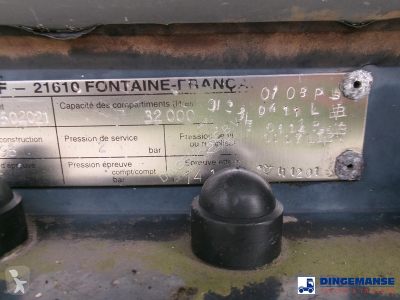 Semi reboque Magyar Bitumen tank inox 32 m3 / 1...