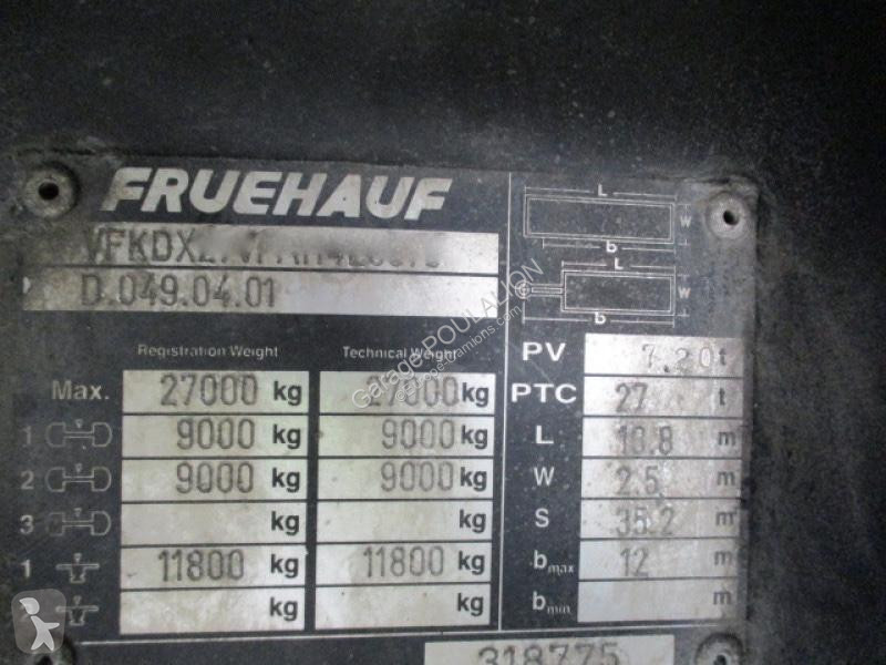 Sættevogn Fruehauf  2 essieux