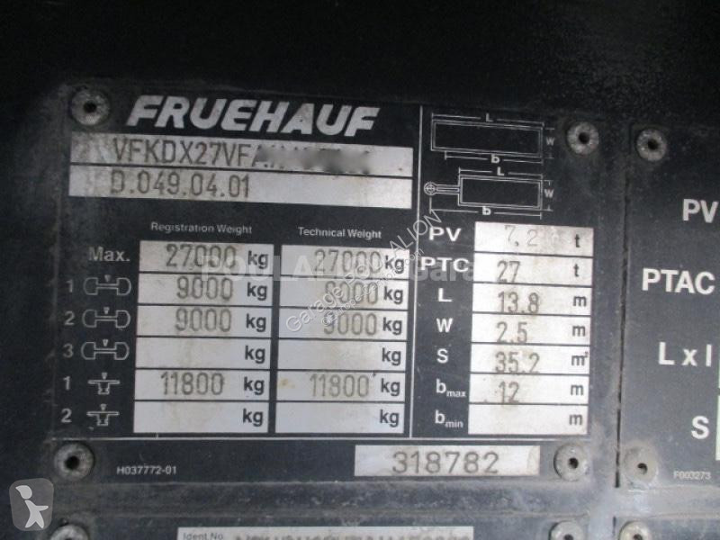 Oplegger Fruehauf  2 ESSIEUX