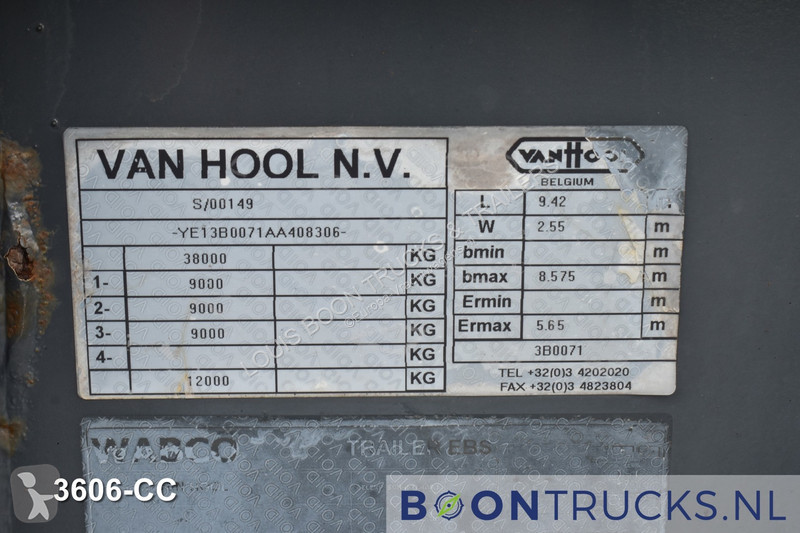 Oplegger Van Hool 3B0071 € 12750 STACK PRICE |...
