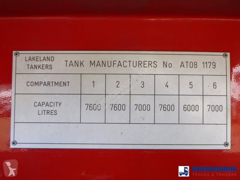 Semi reboque  Fuel tank alu 42.8 m3 / 6 comp