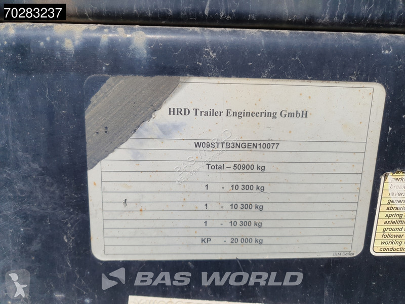Semiremorca HRD Extendable Lift + Lenkachse