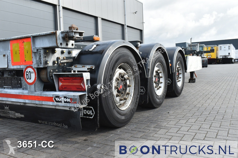 Semitrailer Van Hool A3C002 2x20-30-40-45ft HC...