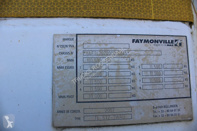 Semiremorca Faymonville 7 AXLE hydrolisch +...
