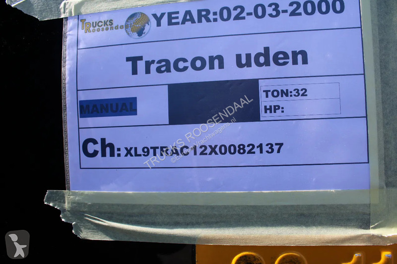 Semiremorca Tracon Uden 2x alu axle + lift