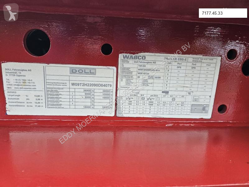 Semiremorca Doll T2H S3 Excavator Lowloader