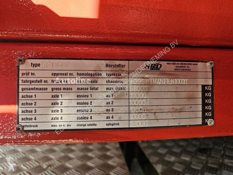 Oplegger HRD SPTM4N Telescopic