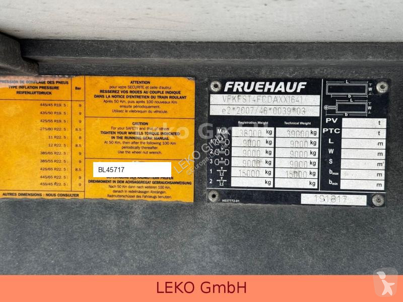 Semirimorchio Fruehauf FST 4 FC Mit