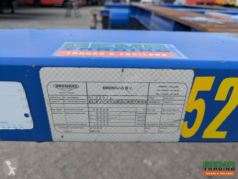 Semiremorca Broshuis MFCC 3-Axle SAF - Lift...