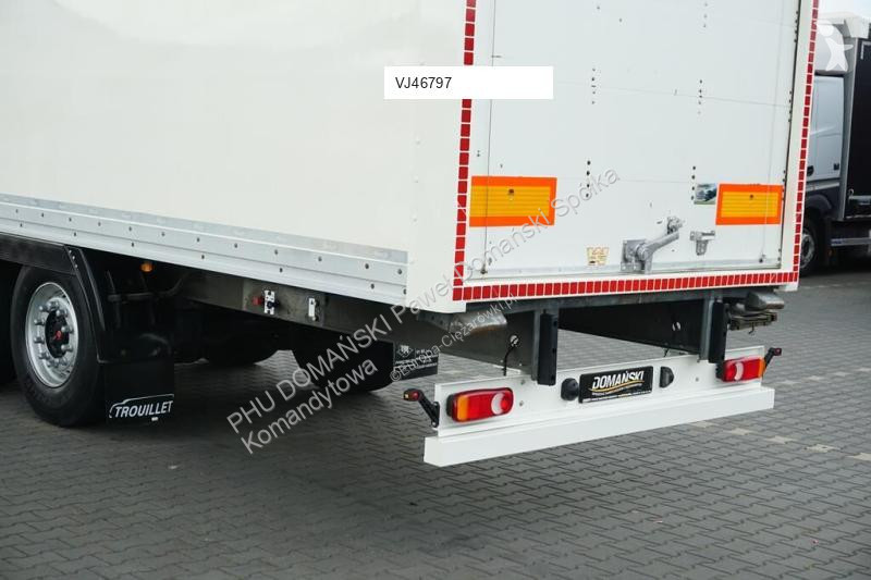 Oplegger Trouillet / KONTENER / 2 OSIE / ROLETA