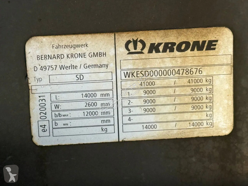 Semirimorchio Krone Thermo King SLX 300 Whisper...