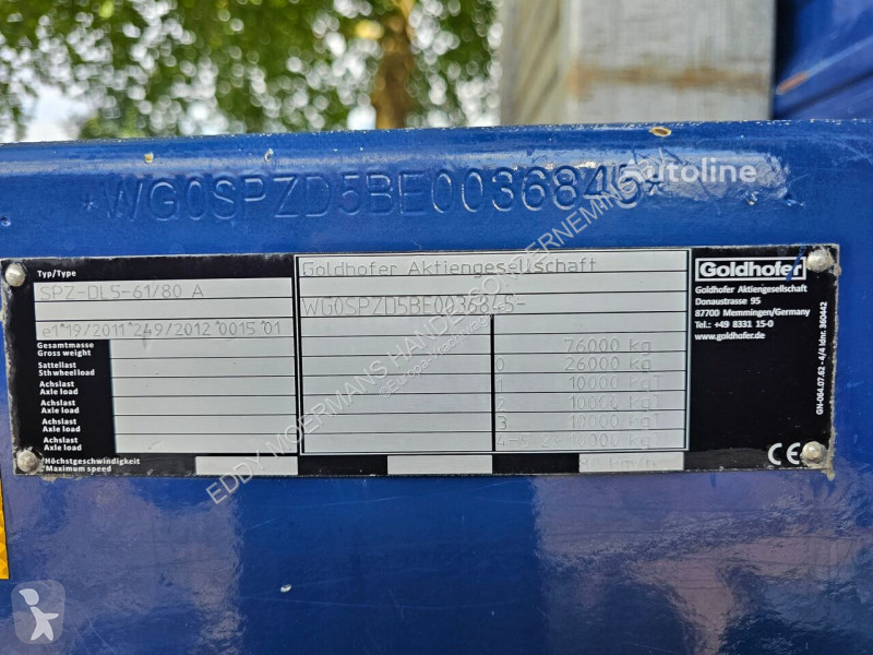 Oplegger Goldhofer SPZ-DL 5-61/80 A