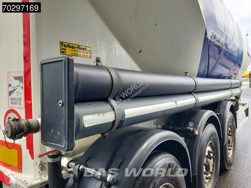 Semi remorque  SVM 39000L Liftachse Cement