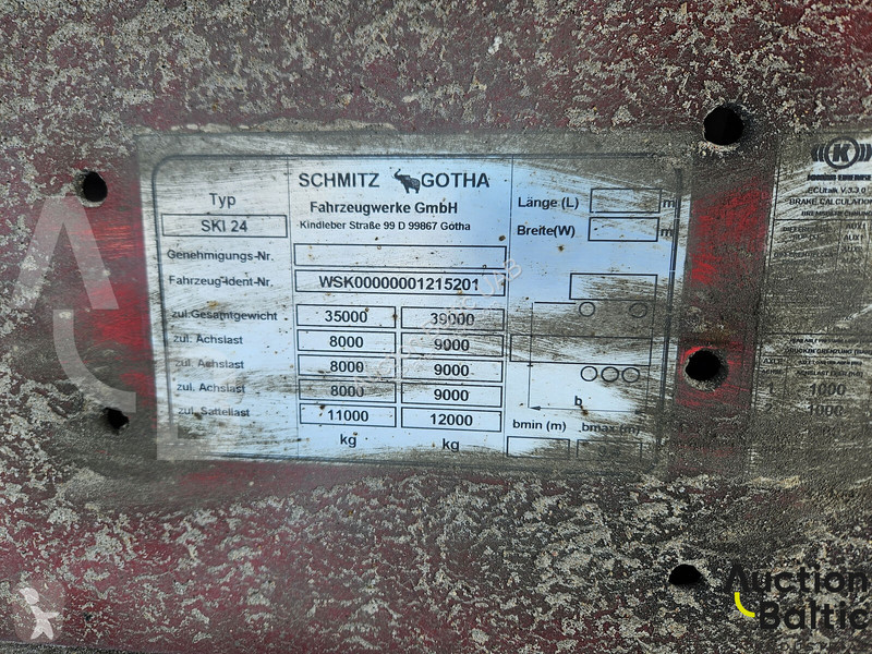 نصف مقطورة Schmitz Cargobull 24