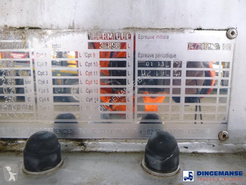 نصف مقطورة Maisonneuve Bitumen tank inox 34.8...