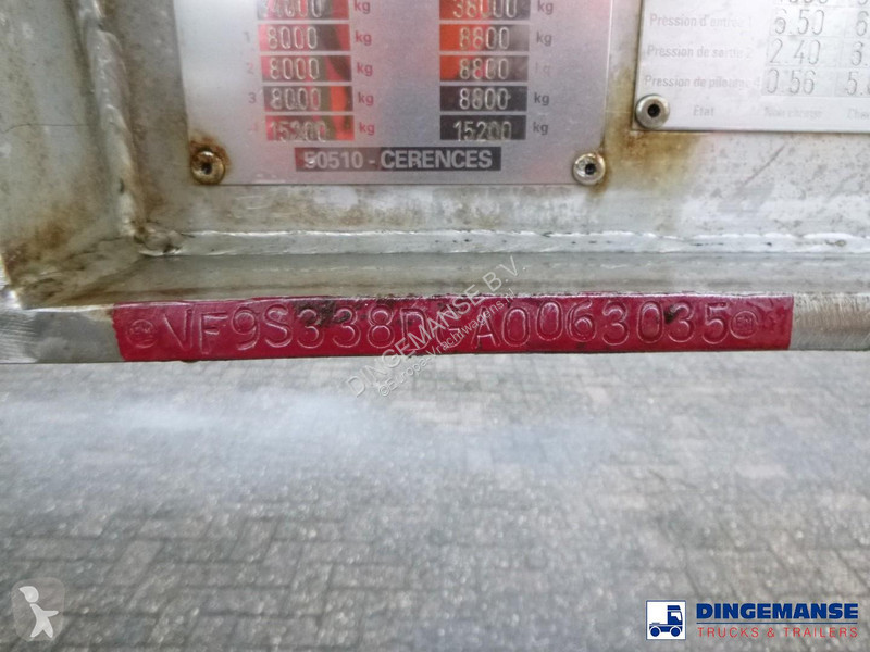نصف مقطورة Maisonneuve Bitumen tank inox 35 m3...