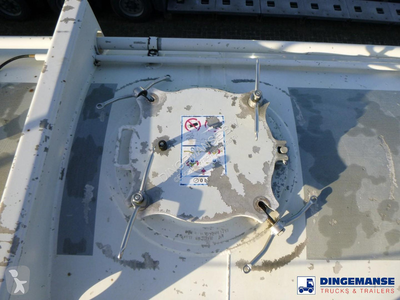 نصف مقطورة Feldbinder Powder tank alu 52 m3...