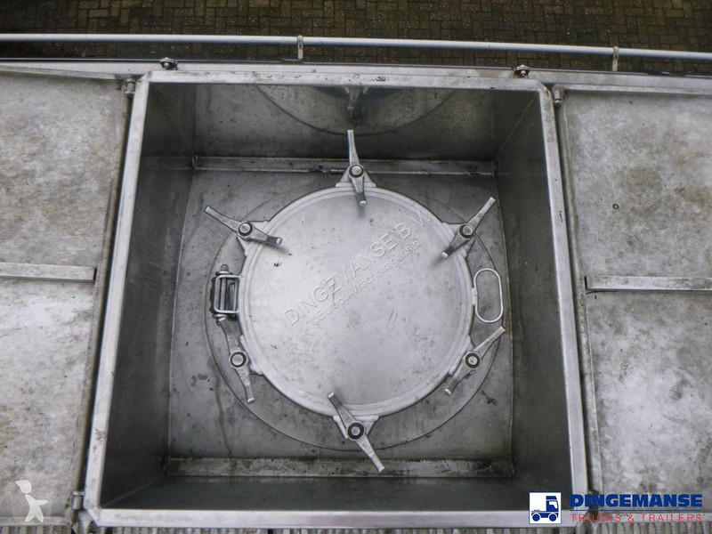 نصف مقطورة Burg Chemical tank inox L4BH 30 m3 /...