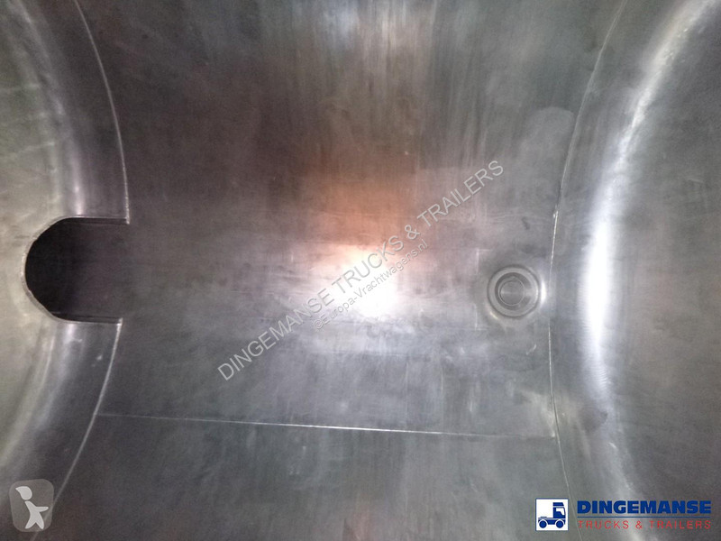 نصف مقطورة Burg Chemical tank inox L4BH 32.5 m3...