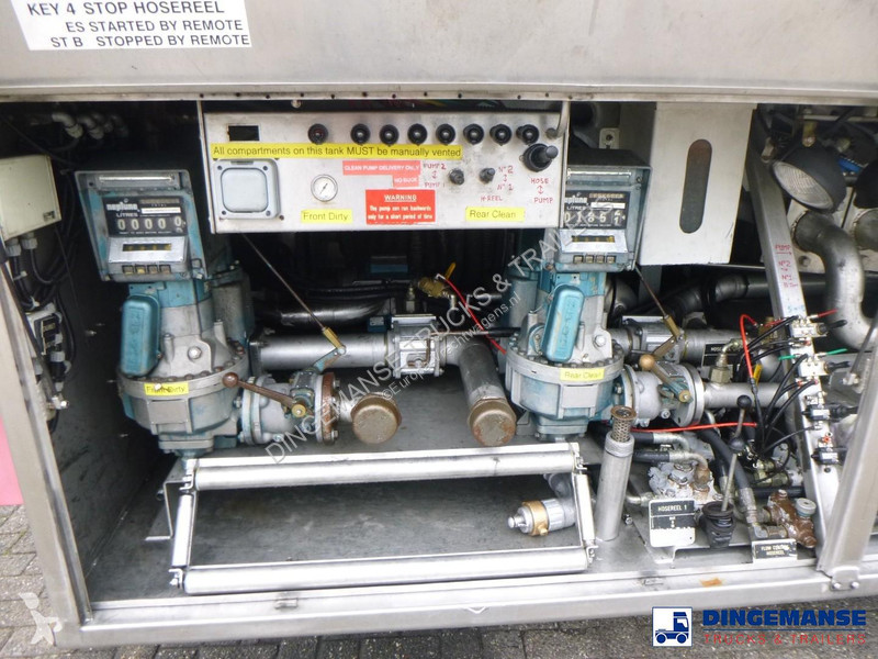 نصف مقطورة Magyar Fuel / oil tank inox 23 m3 /...