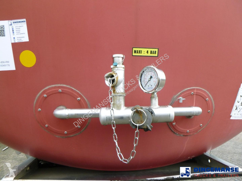 Oplegger Magyar Chemical tank inox L4BH 32.5 m3...