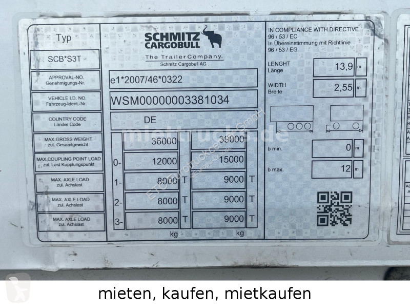 نصف مقطورة Schmitz Cargobull 24/L 13.62 / XL...