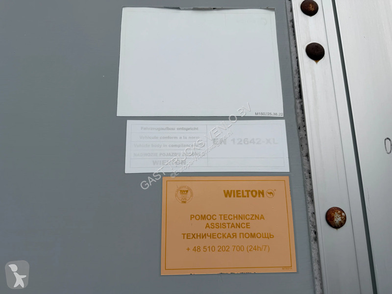 نصف مقطورة Wielton Schuifzeil-Dak / SAF-Disc /...