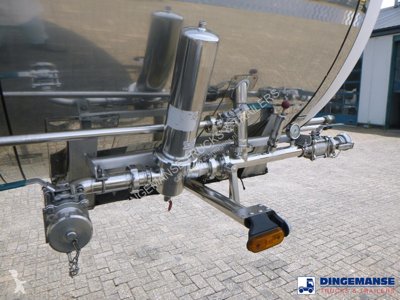 نصف مقطورة Van Hool Food tank inox 28 m3 / 1 comp