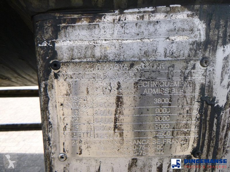 Félpótkocsi Magyar Bitumen tank inox 33.2 m3 /...