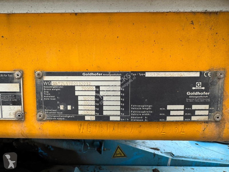 نصف مقطورة Goldhofer STZ-L5-50/80A 8,13M...
