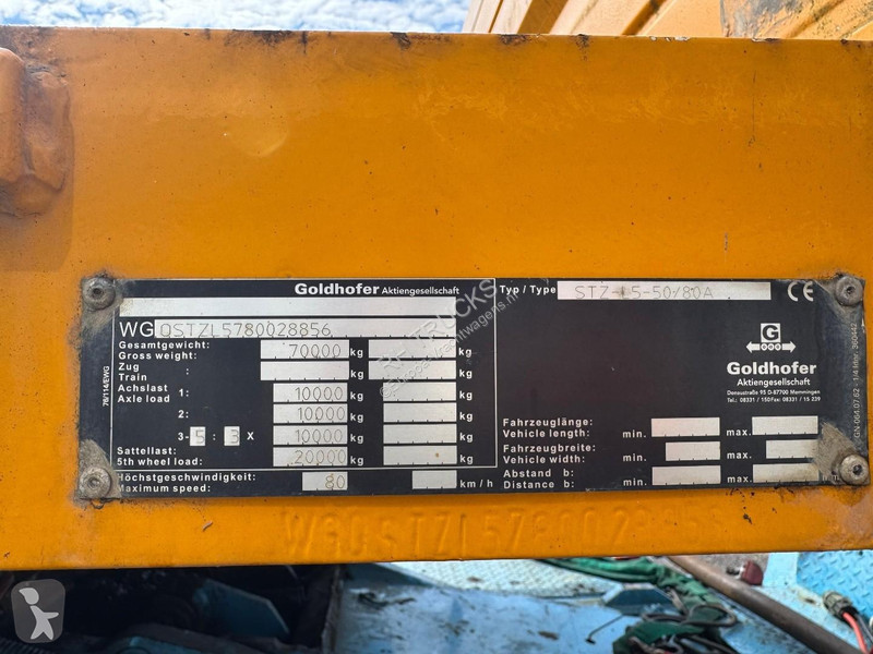 نصف مقطورة Goldhofer STZ-L5-50/80A 8,13M...