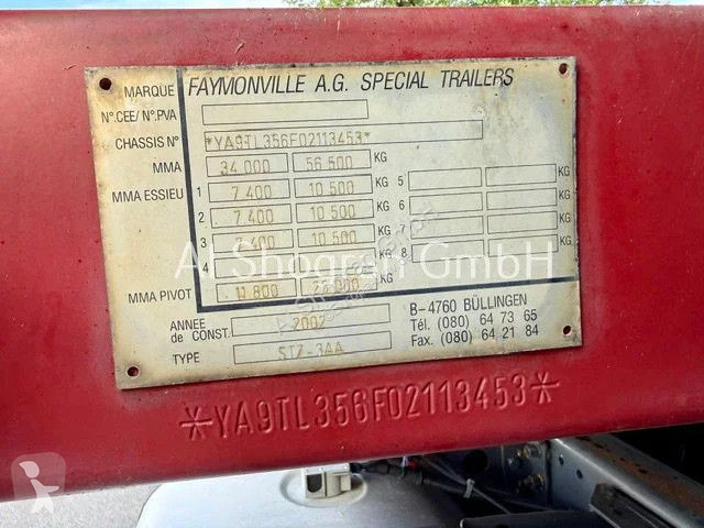 Oplegger Faymonville 3 x Achse Gelenkt Mit Funk...