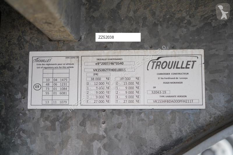 Semirremolque Trouillet / KONTENER / KOFFER /...