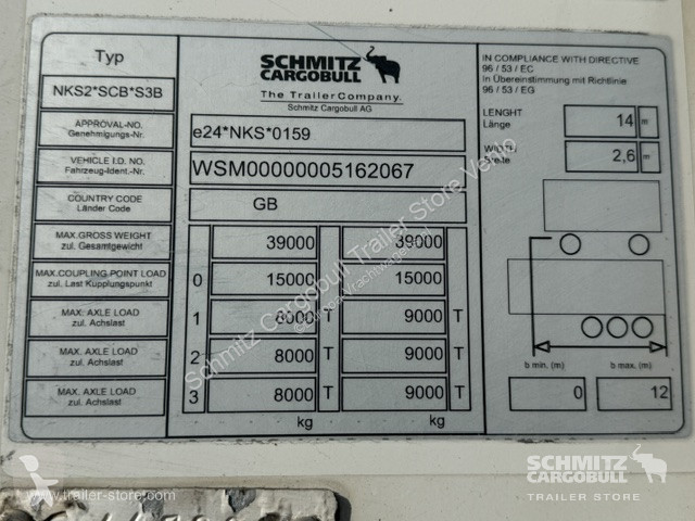 نصف مقطورة Schmitz Cargobull Tiefkühler Standard