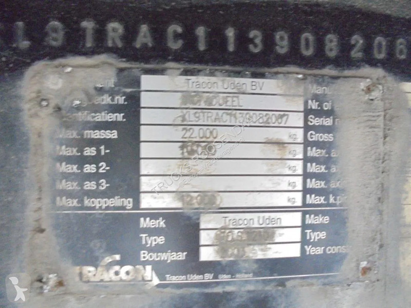 Semirimorchio Tracon Uden TO.S 1210 + Carrier...