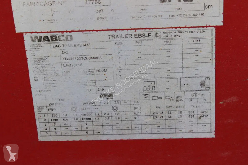 Semi reboque LAG O-2-38 01 + 2 axle + KIPPER +...