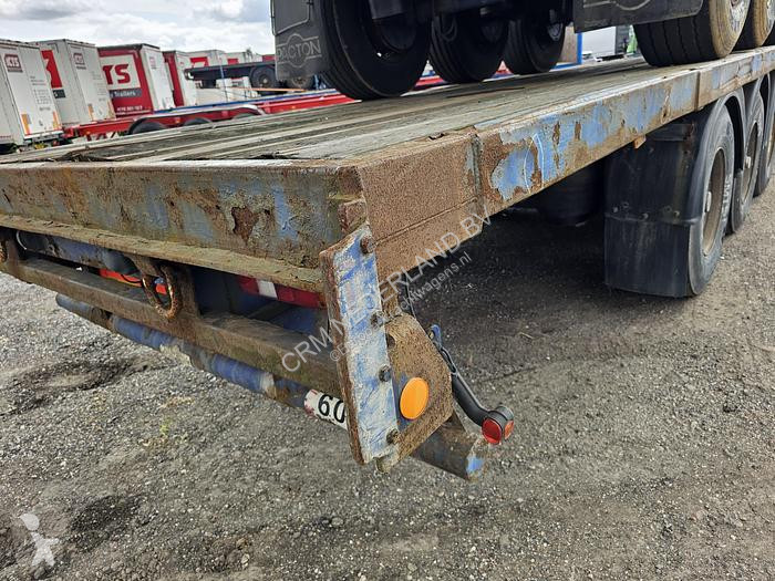 Semitrailer Pacton 3 AXLE FLATBED TRAILER BPW DRUM