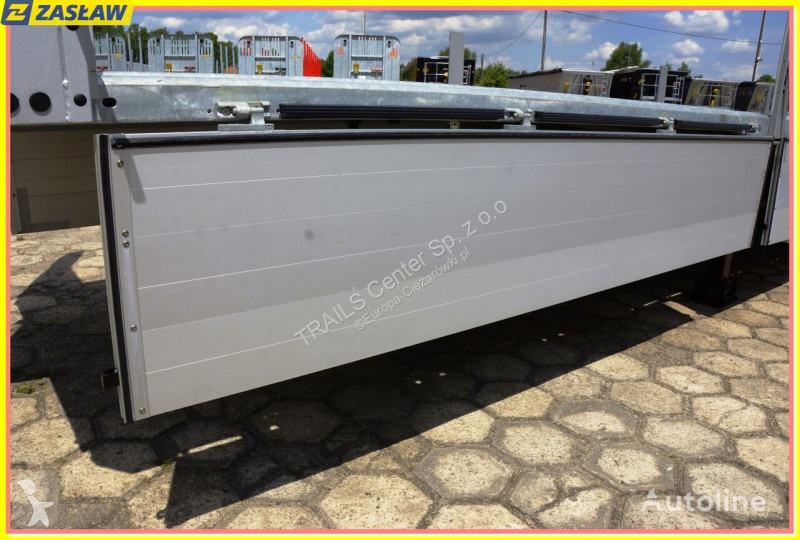 نصف مقطورة Zasław ALU sides 800 mm. HEAVY...