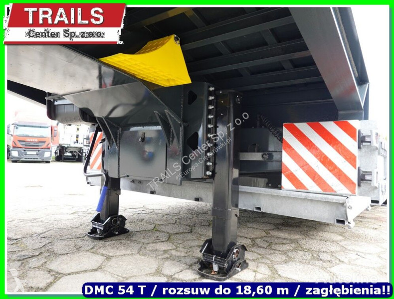 Sættevogn Mega Extandable Low-loader 18.60 m 2...