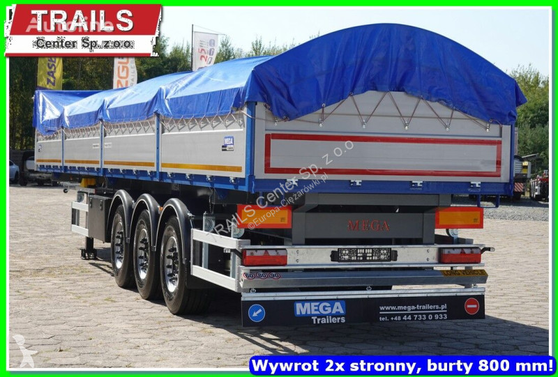 Semiremorca Mega 29 m³ / 12.600 m. 2 x side...