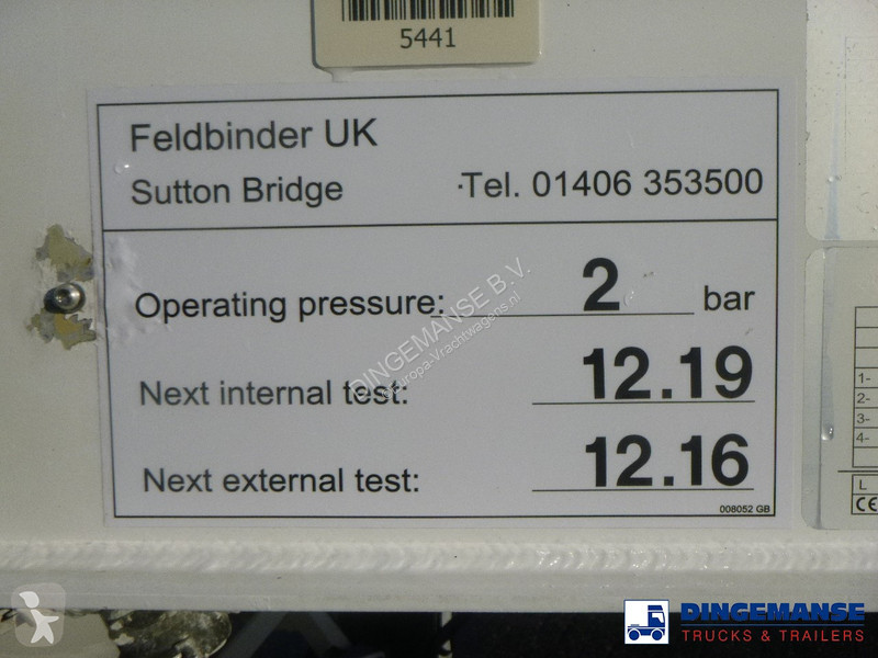 Semiremorca Feldbinder Powder tank alu 36 m3 /...