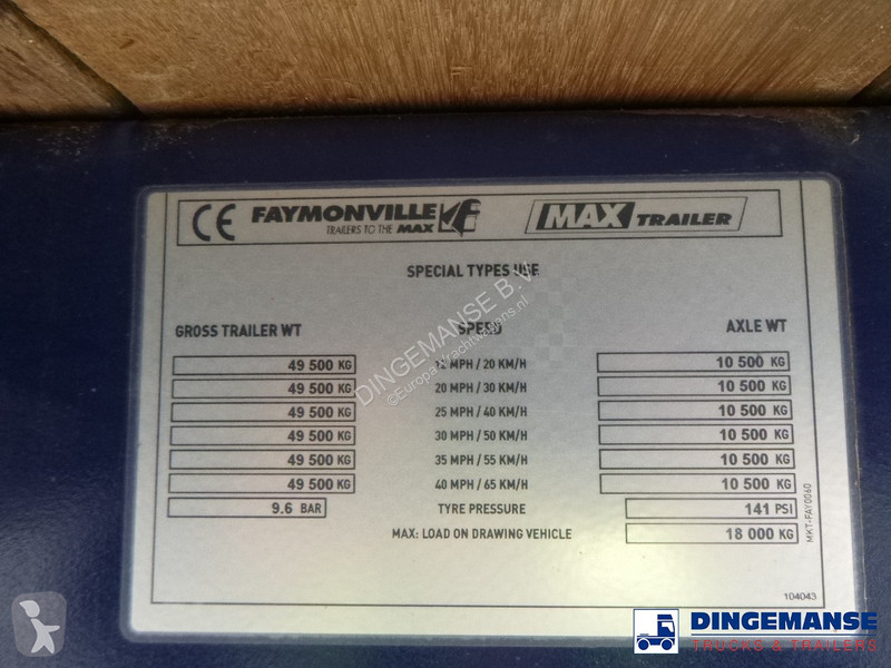 Semiremorca Faymonville 3-axle semi-lowbed...