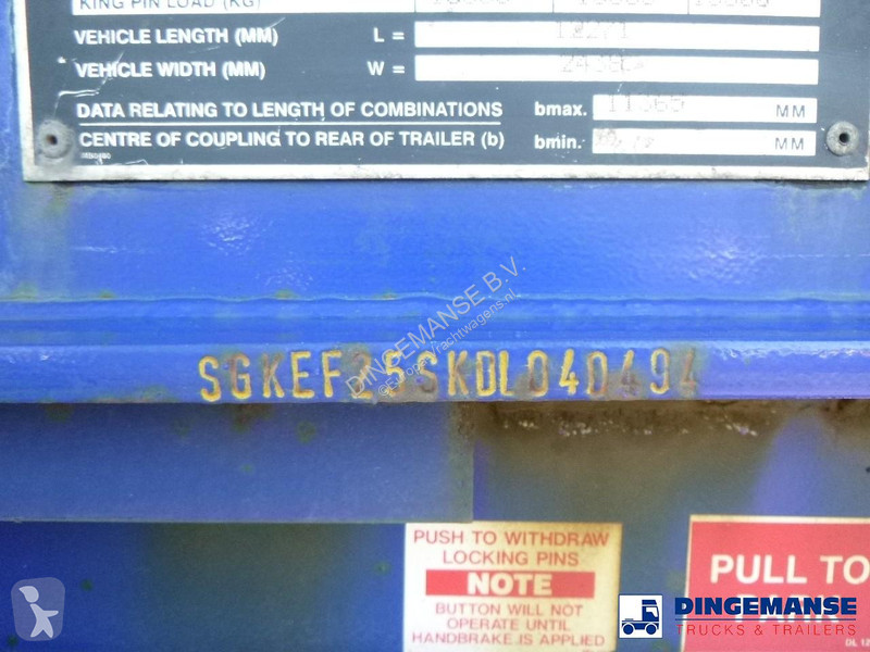 نصف مقطورة Dennison Stack - 3 x container...