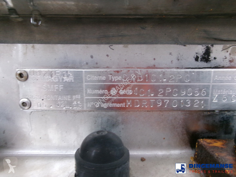 Semiremorca Magyar Chemical tank inox 22.5 m3 /...