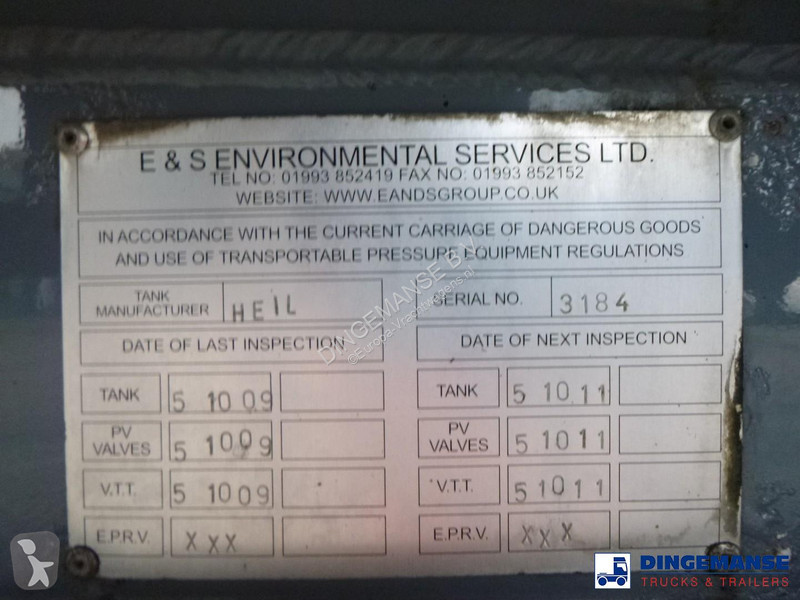 نصف مقطورة  Fuel tank alu 34.2 m3 / 1 comp