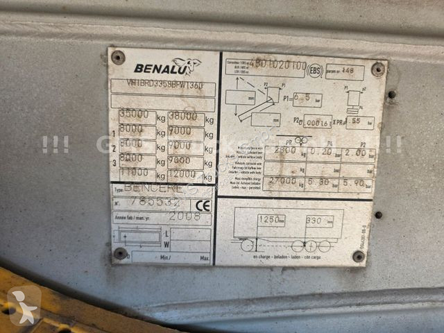 Oplegger Benalu Kipper ALU / 52 Kubik /...