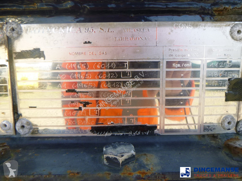 Semiremorca TYT Gas tank steel LPG 38.5 m3 / 1...