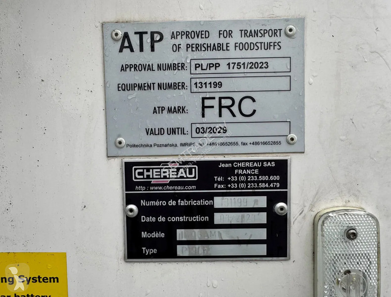 Semitrailer Chereau CSD3 247 CM WIDE 265 CM...