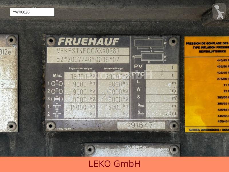 Semirimorchio Fruehauf FST 4 FC